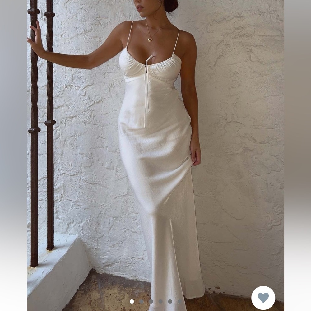 Princess Polly Ivory Maxi Dress